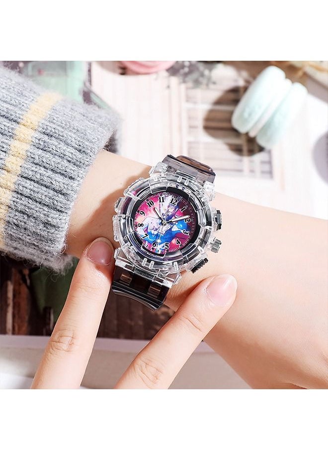 Generic 4 Ultraman Watches Boys Girls Watch,Child Watches Luminous Analog Watches for Kids Ages 3-12,Easy to Read Time Leather Wrist Watch Kids Birthday Gifts for Children Age 3+Yrs  - Image 2