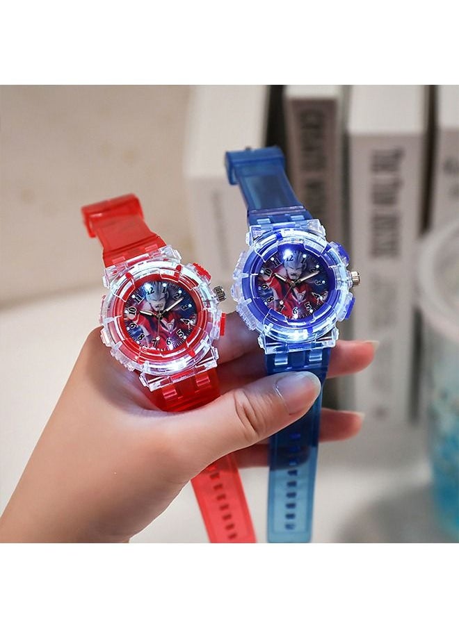 Generic 4 Ultraman Watches Boys Girls Watch,Child Watches Luminous Analog Watches for Kids Ages 3-12,Easy to Read Time Leather Wrist Watch Kids Birthday Gifts for Children Age 3+Yrs  - Image 4
