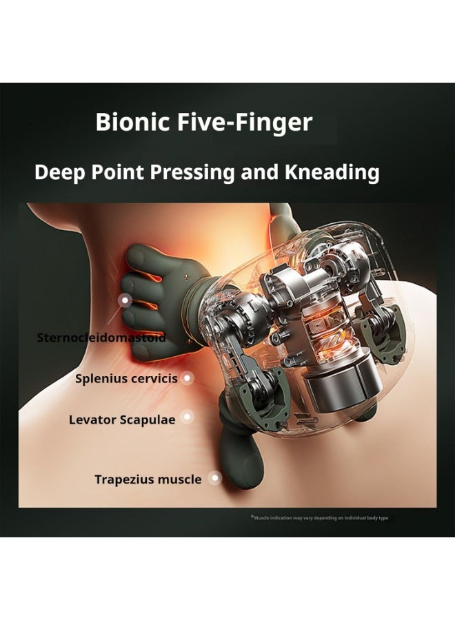 TIGER Neck Massager Pro N7 – Electric Deep Tissue Cervical Massager for Neck, Shoulders & Back, Real Hand Massage Experience, Muscle Relaxation, Stress Relief, Home & Office Wellness Device - Image 3