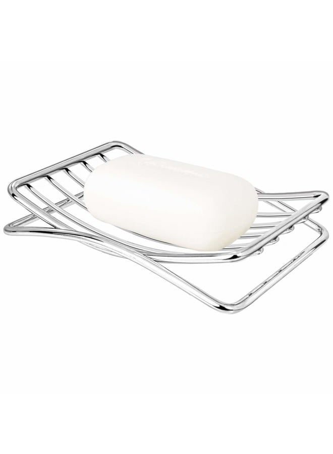 GUUKAR Soap Dish Stainless Steel Bar Soap Holder for Shower Bathroom, Self-draining Soap Dishes Sponge Holder for Kitchen Sink, Easy Cleaning Quick Dry(Soap Saver Not Included) - Image 1