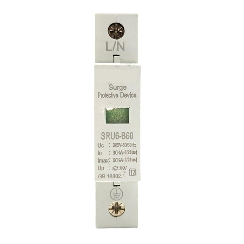 AC 1P 2P 3P 4P 20-100 KA 220V 385V House Lightning Surge Protector Protective Low-Voltage Arrester Device(2P,60KA) - Image 5
