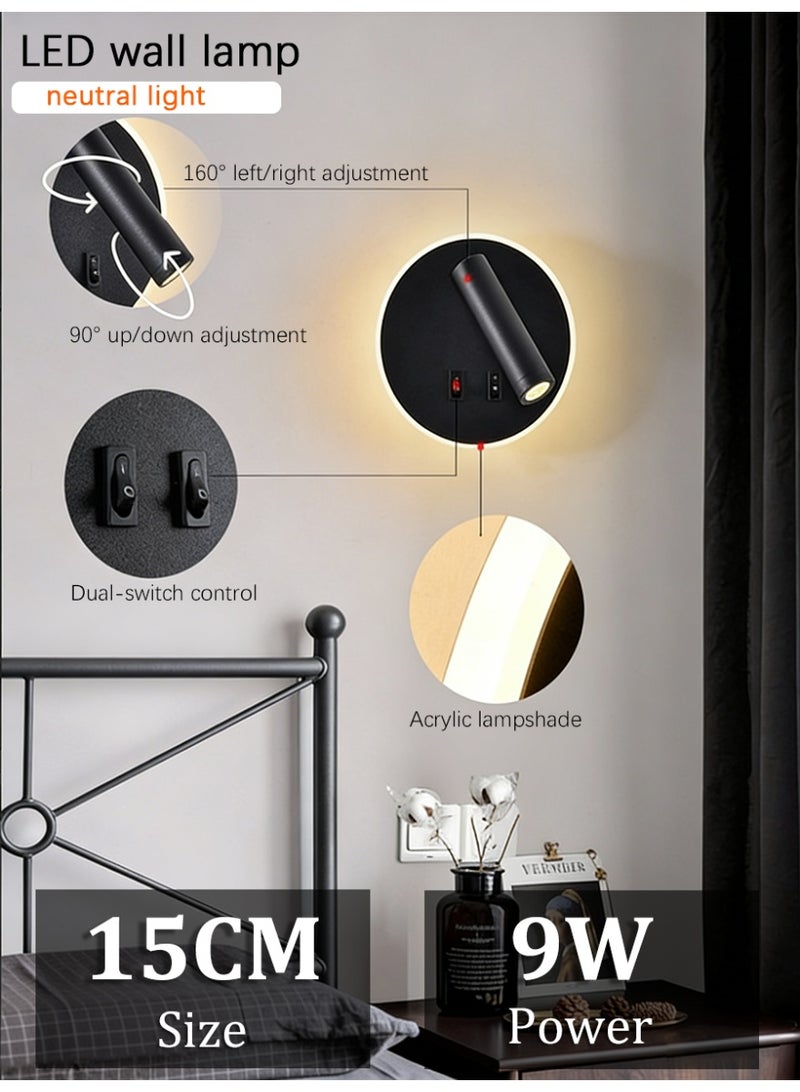مصباح جداري LED، أبيض دافئ - Image 1