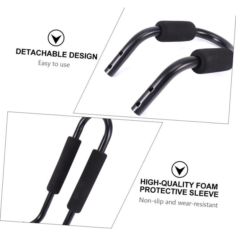 Detachable J Shaped Kayak Carrier for SUV Crossbar Mount Water Sports Transport 2 Pack - Image 3
