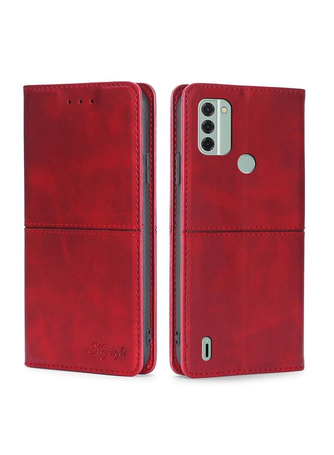 اس-توب جراب لهاتف Nokia C31 مصنوع من جلد البقر المغناطيسي - Image 1