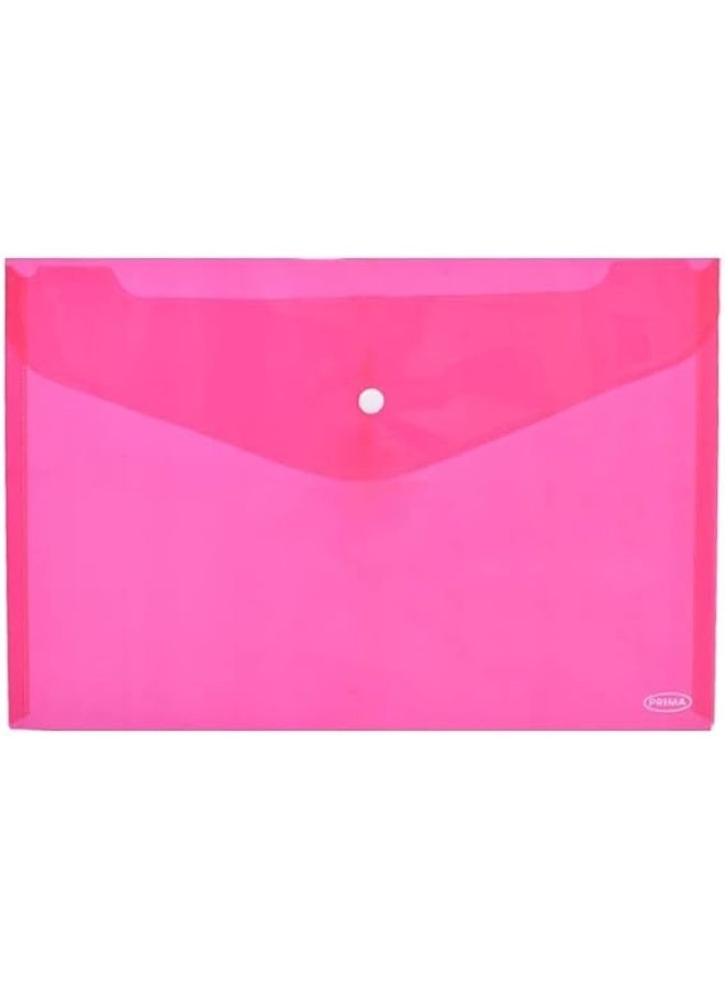 بريما مجلدات ملفات Prima A4 بلاستيكية لحفظ المستندات والأوراق المدرسية والمكتبية (عبوة من 5 قطع) متعددة الألوان - Image 2