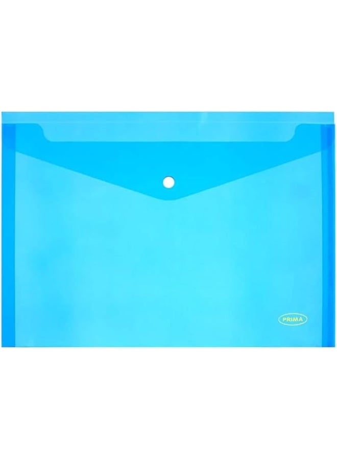 بريما مجلدات ملفات Prima A4 بلاستيكية لحفظ المستندات والأوراق المدرسية والمكتبية (عبوة من 5 قطع) متعددة الألوان - Image 3