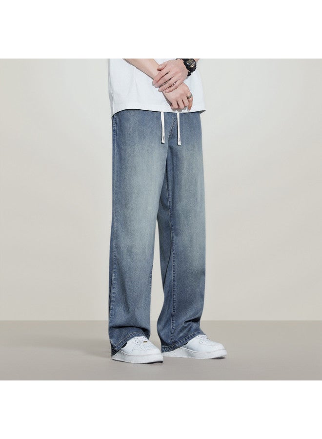Tucano comfortable & Skin-friendly Men's Jeans - Casual Commuter Loose Straight-leg Pants - Image 4