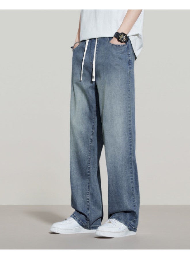 Tucano comfortable & Skin-friendly Men's Jeans - Casual Commuter Loose Straight-leg Pants - Image 1