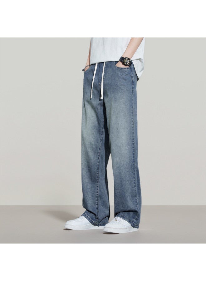 Tucano comfortable & Skin-friendly Men's Jeans - Casual Commuter Loose Straight-leg Pants - Image 2