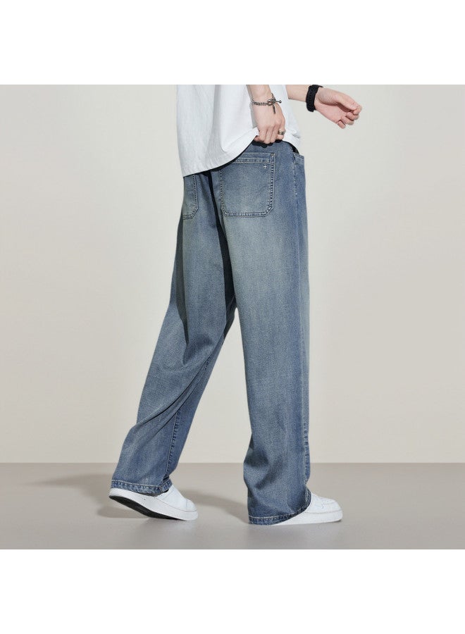 Tucano comfortable & Skin-friendly Men's Jeans - Casual Commuter Loose Straight-leg Pants - Image 5