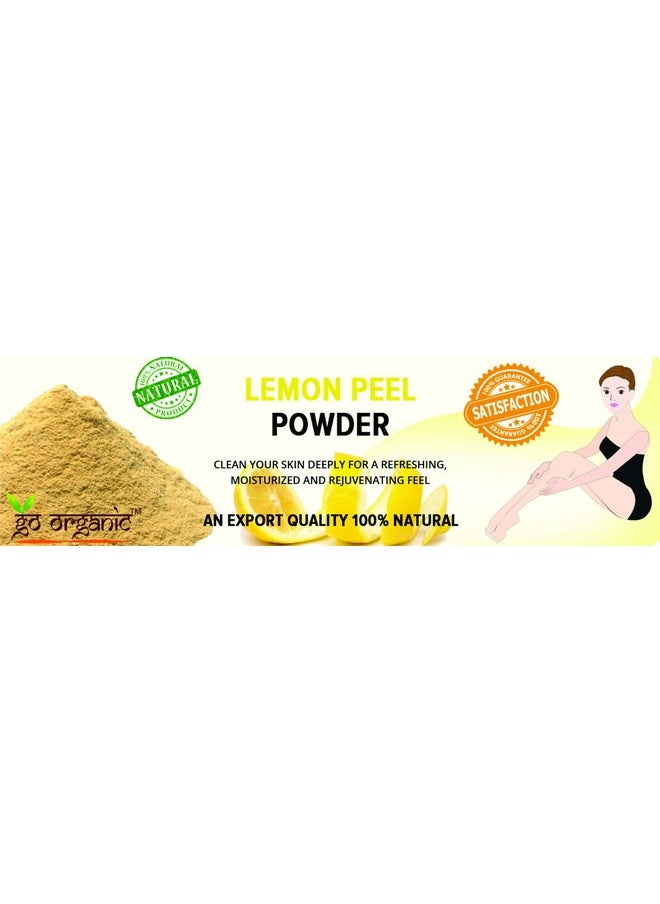 جو أورجانيك مسحوق قشر الليمون (Citrus Limonum) | لتنظيف الوجه وتبييض البشرة (150 جرام)  - Image 3