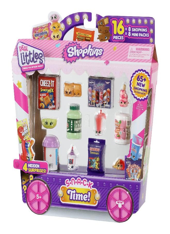 Shopkins - Shopkins Real Littles Collector's Pack | 8 Plus 8 Real Branded Mini Packs (16 Total Pieces). Style May Vary. - Image 1