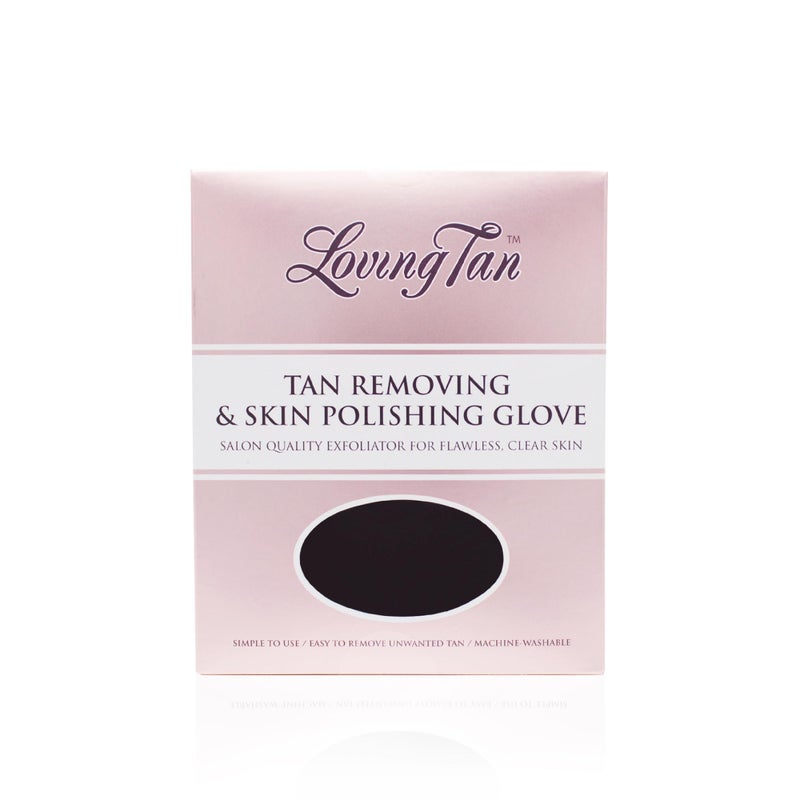 Loving Tan Reusable Self Tanner Removing & Skin Polishing Glove, Exfoliating With Light & Heavy Options, Washable & Durable Design, Suited for All Skin Types - 1 ct. - Image 1