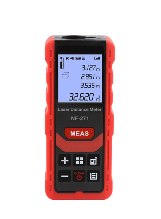 NIBEMINENT Digital Laser Distance Meter Red/Black  - Image 1