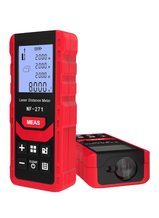 NIBEMINENT Digital Laser Distance Meter Red/Black  - Image 2