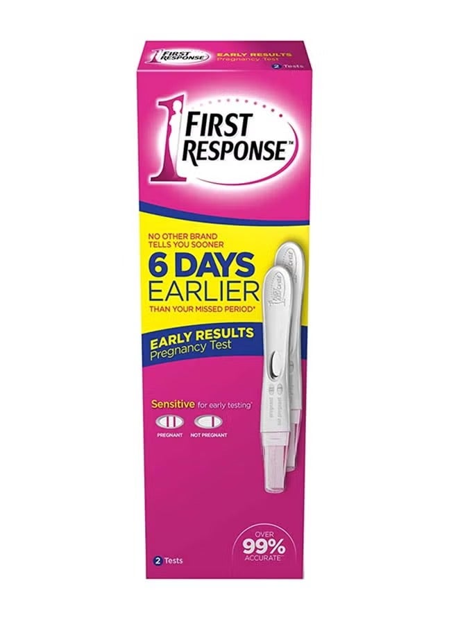 فيرست ريسبونس النتيجة المبكرة للحمل ، 2 اختبار ، قد تختلف العبوة