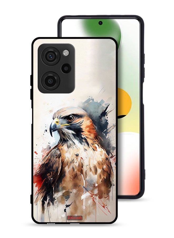 Tolwak Xiaomi Poco X5 Pro Protective Case Cover Eagle Abstract Art - Image 1