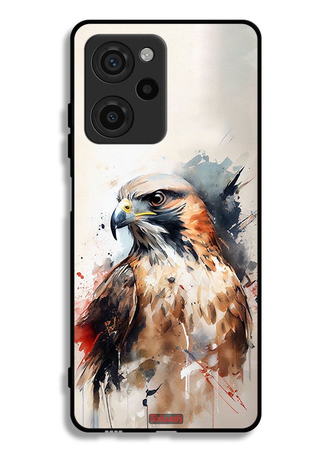 Tolwak Xiaomi Poco X5 Pro Protective Case Cover Eagle Abstract Art - Image 2