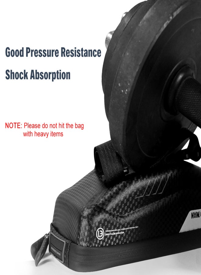 WILD MAN Bike Phone Bags with Touch Screen Phone Holder Case Waterproof Bicycle Front Frame Top Tube Mount Handlebar Bags Bike Storage Bag Cycling Pack - Image 3