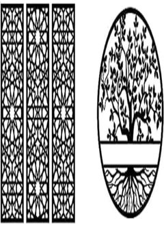 Bundle Home gallery arabesque wooden wall art 3 panels 80x80 cm + Home gallery decorative tree of life wooden wall art 80x80 cm - pzsku/Z4EAA2B4A27F11AC89A7AZ/45/_/1724096684/5377140d-f7b9-4fc8-8830-94660da1e255