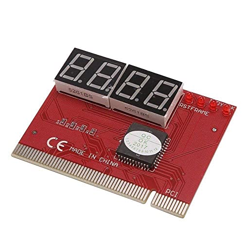 LipiWorld® 4 Digit PCI PC Motherboard Analyser Diagnostic Card Tester Debug Card with User Manual/Motherboard Testing Card - Image 1