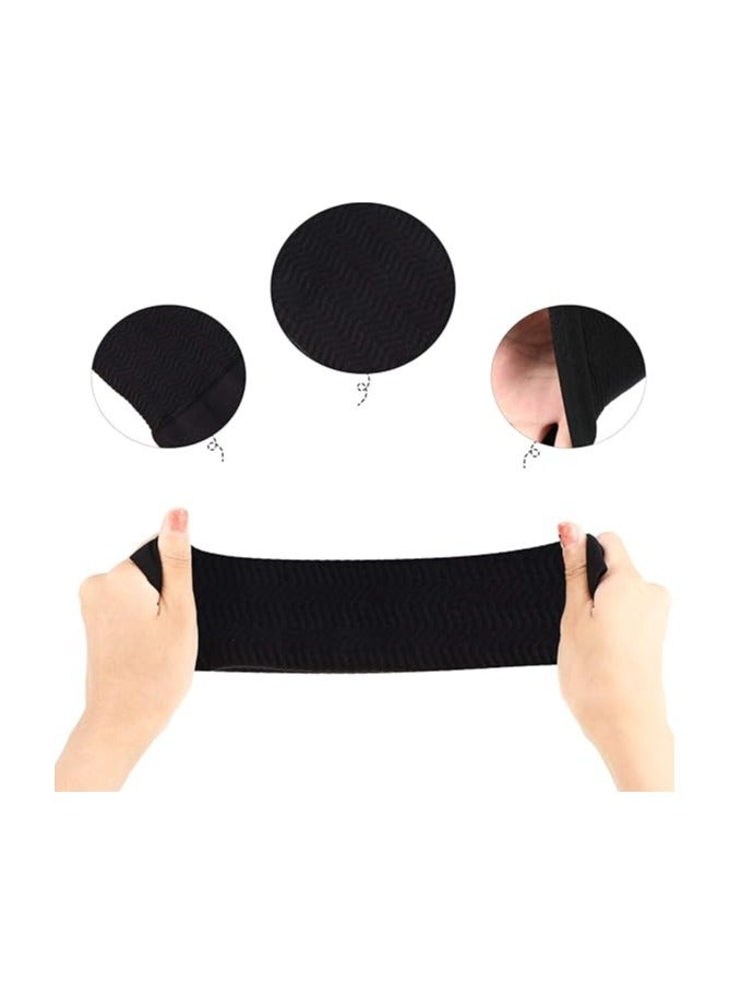 4 Pairs Slimming Arm Sleeves Arm Elastic Compression Arm Shapers Sport Arm Shapers for Women Girls (Black and Nude Color) - Image 4