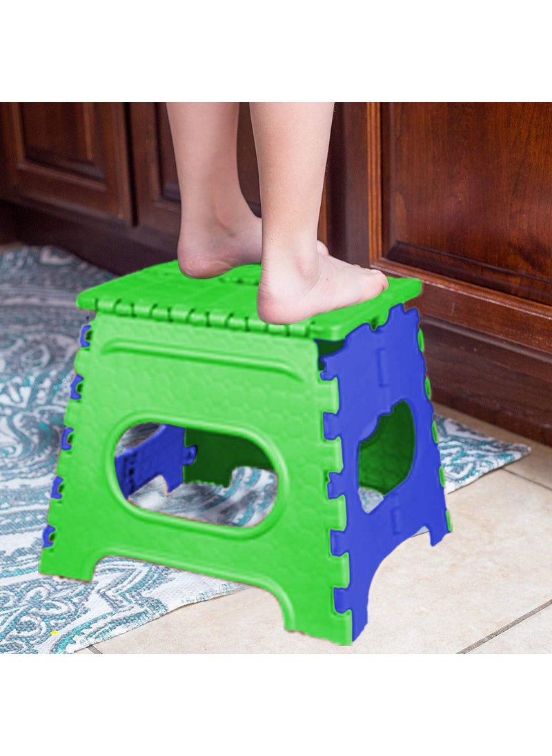 LACOPINE LACOPINE 12 Inch Plastic Foldable Anti-Slip Table for Home, Kitchen, Bathroom and Garden Use (5)  - Image 2