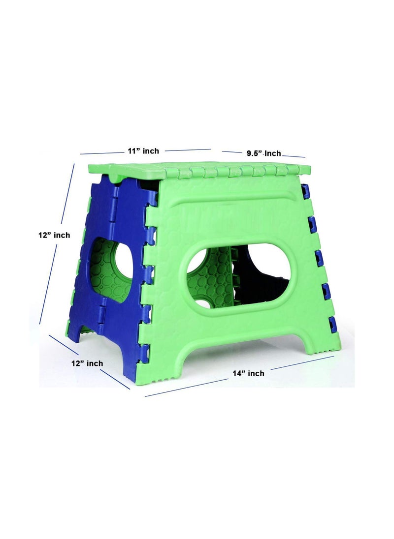 LACOPINE LACOPINE 12 Inch Plastic Foldable Anti-Slip Table for Home, Kitchen, Bathroom and Garden Use (5)  - Image 3