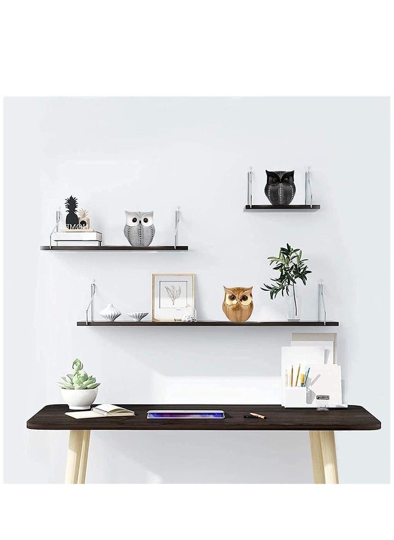 Generic - Owl Statue Home Decor Retro Buho Owls Figurines For Unique Home Decorations/Living Room Decorations/Gold Office Decor/Small Decor Items For Shelf/Bookself Tv Stand Decor Owl Gifts For Owl Lovers - Image 1
