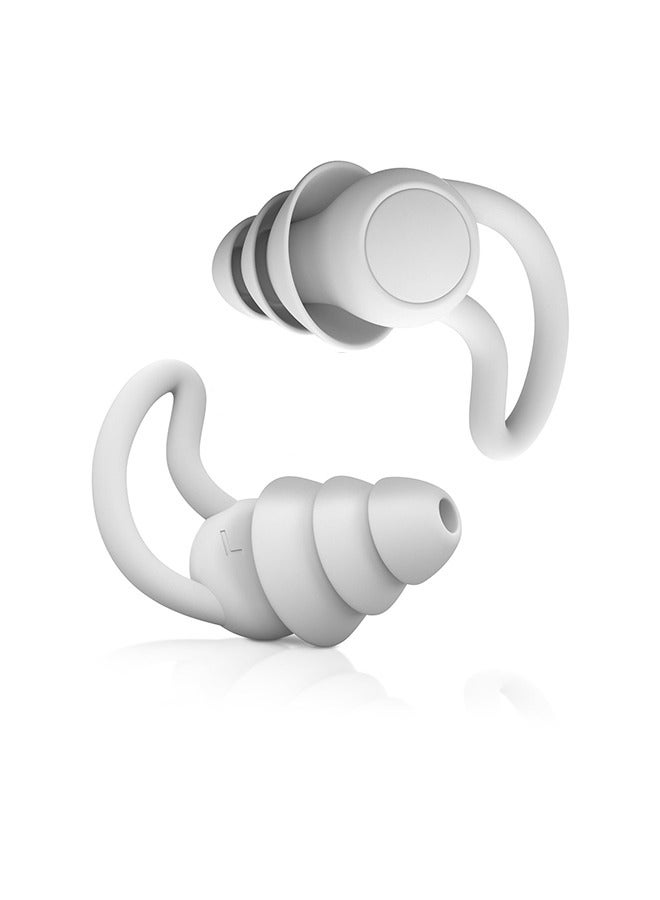 Reusable Ear Plugs for Sleeping Safe Sound Blocking Ear Plugs Noise Cancelling Silicone Earplugs for Sleeping (Reduce 40db) High Fidelity Earplugs for Musicians Hearing Protection Travel Ear Plugs - Image 1