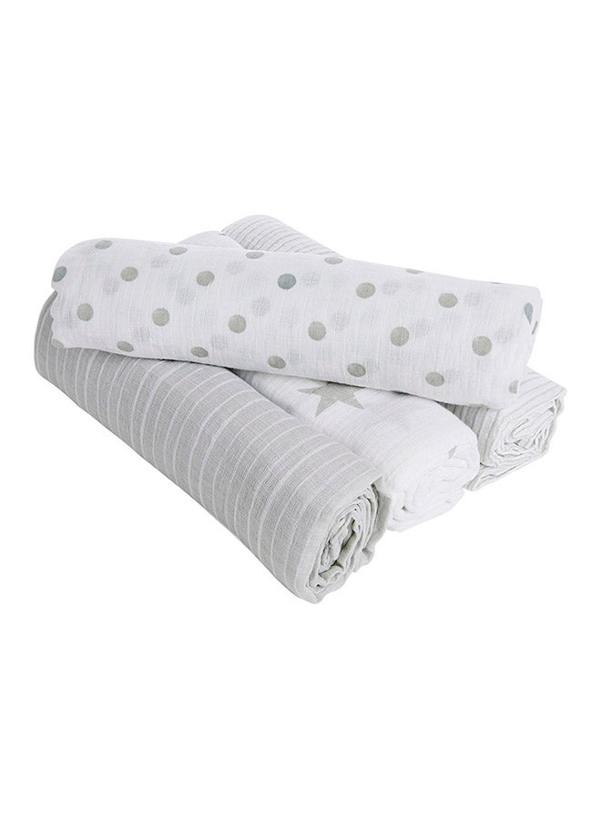 aden + anais Pack Of 4Muslin Swaddle Blanket - Dusty - Image 1