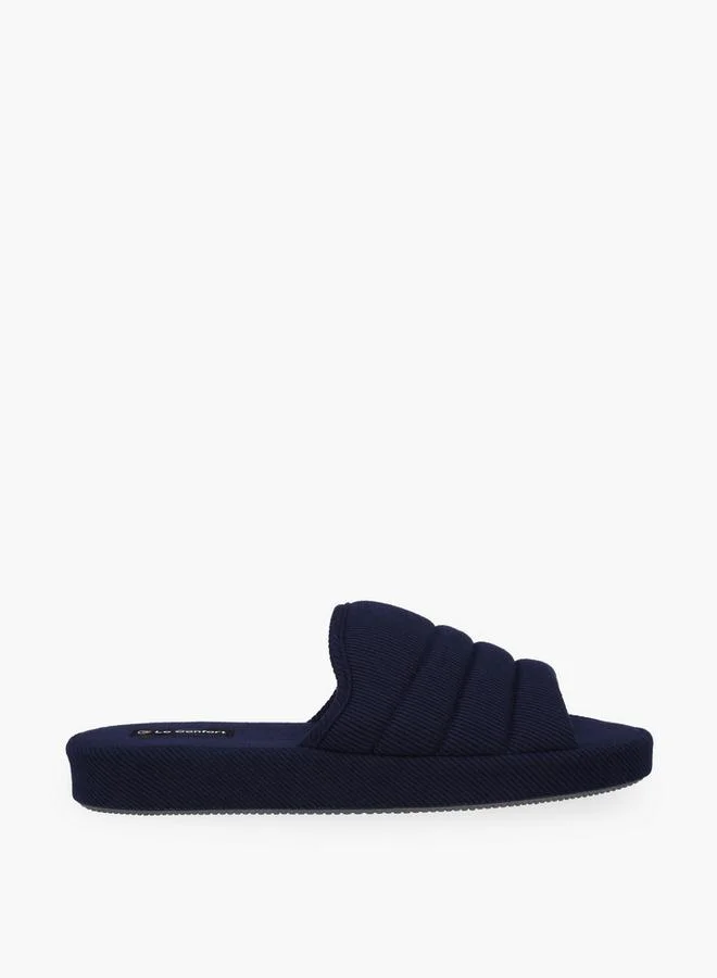 لو كونفورت Men Ribbed Bedroom Slides