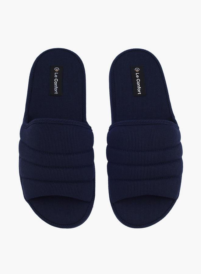 Le Confort Men Ribbed Bedroom Slides - Image 1