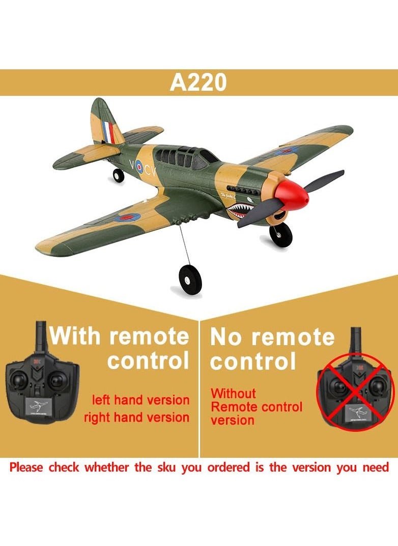 AROAQ - A220 Remote Control Aircraft 2.4GHz RC Airplane RC Plane Ready to Fly with 6G/3D Stabilization System - Image 1