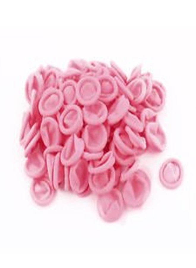 SCHOFIC [PACK OF 50] ANTI-STATIC ESD SAFE CHLORINATED DISPOSABLE LATEX FINGER COTS [REUSABLE RUBBER FINGERTIPS] 4 MIL THICK - PINK - Image 4