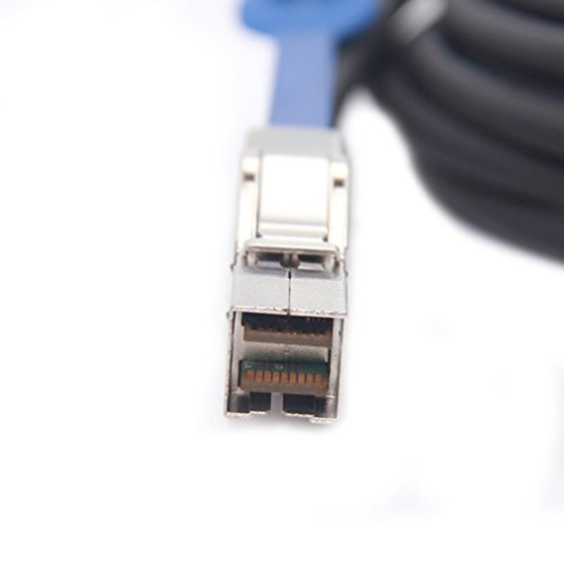 12G Mini SAS HD SFF-8644 Cable for NVMe Enclosure/Storage Array, SAN and JBOD Compatibility, 100-Ohm, 2-m 6.6ft - Image 4