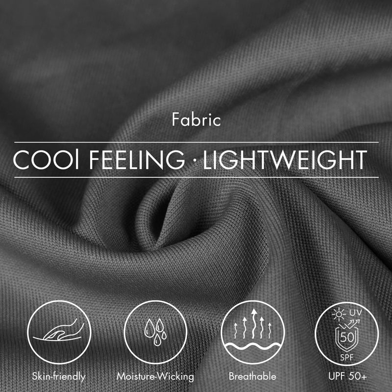 Baleaf Men's Sun Protection Shirts UV SPF UPF 50+ Long Sleeve Rash Guard Fishing Running Quick Dry Lightweight - Image 2