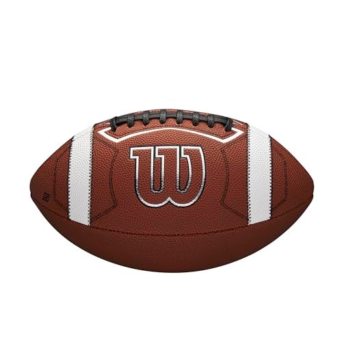 WILSON GST SpeedSkin One Football Brown Official Size - Image 1