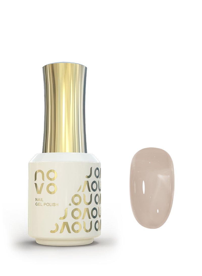 نوفو طلاء أظافر جل، أظافر جل شفاف، سريع الجفاف بالأشعة فوق البنفسجية ومصباح LED، طلاء جل يدوم طويلاً لعمل مانيكير بنفسك، فن الأظافر في المنزل أو الصالون 12 مل-NC12# - Image 1