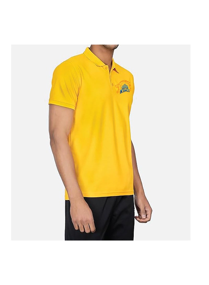 PRINTSHOP4ME Chennai Cricket Jersey For Men-Dhoni Dry-Fit T-Shirt For Men-Perfect For Chennai Cricket Fans  - Image 2