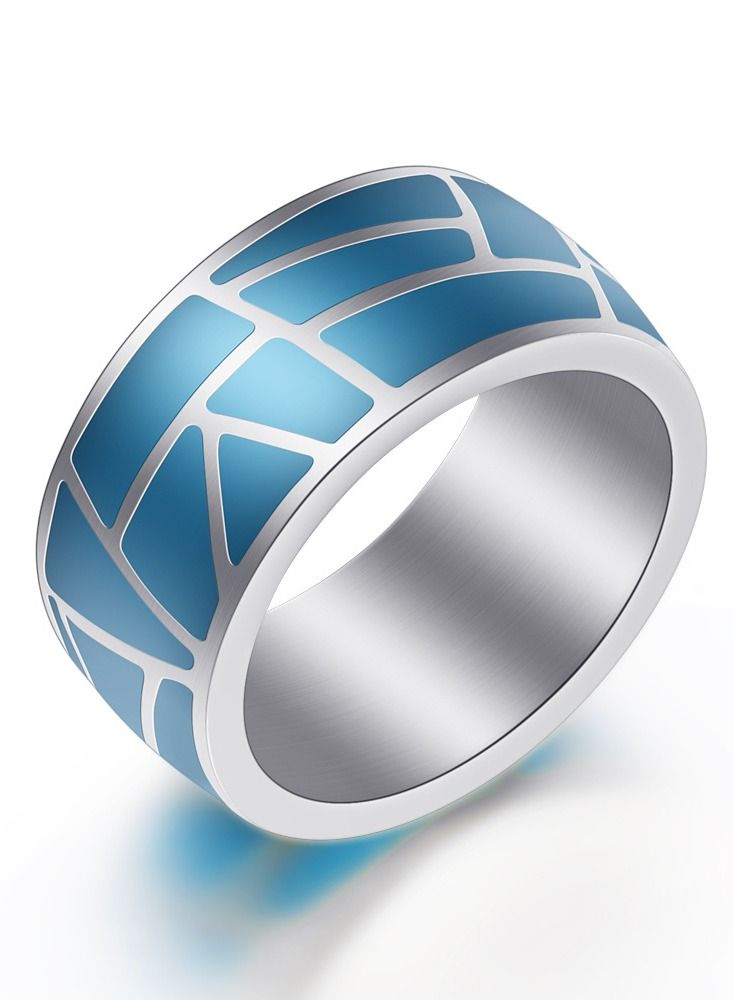 Loquat Stainless Steel Solid Polished Signet Ring