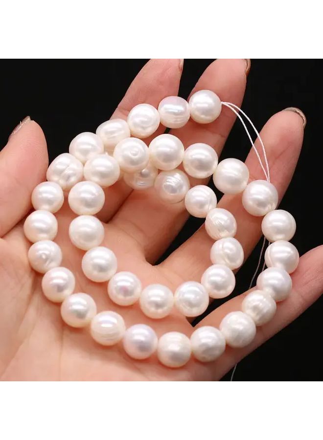 10 11 ملم خرز لؤلؤ مياه عذبة أرجواني فضفاض لصنع المجوهرات DIY - Image 5