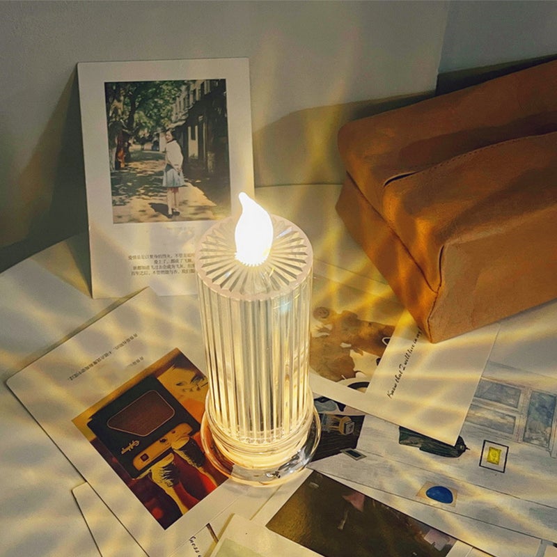 Simulation Candle Light Night Lamp Bedside Lamp Room Decorative Light - Image 3