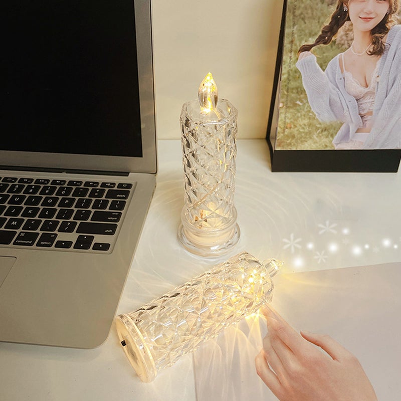 Simulation Candle Light Night Lamp Bedside Lamp Room Decorative Light - Image 2