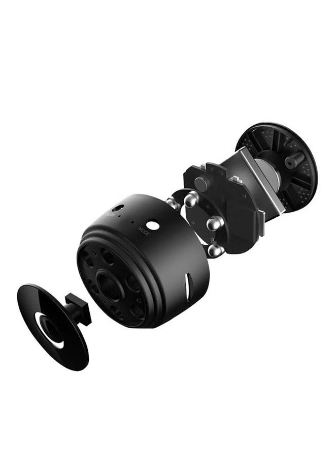 1080P Wireless Mini Hidden Portable Night Vision Surveillance Camera with Motion Detection Black