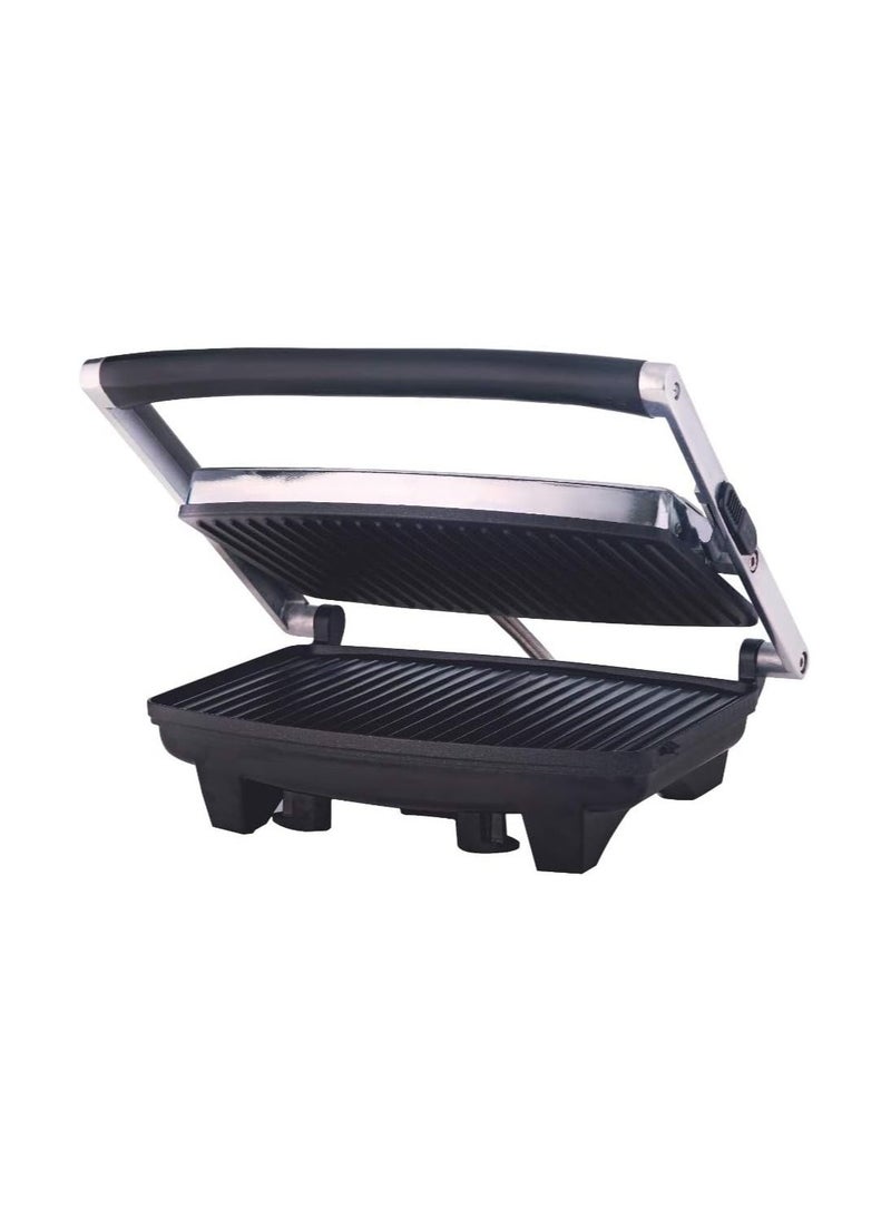 BOROSIL Borosil Jumbo Grill Sandwich Maker (Black) - 1000W  - Image 3