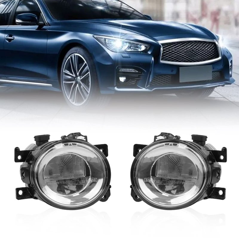 مصابيح ضبابية TADYAO مناسبة لإنفينيتي Q50 QX50 QX60 QX80 2015 2016 2017 زوج واحد جانب السائق والراكب الأمامي لمجموعة مصابيح الضباب استبدال IN2592108