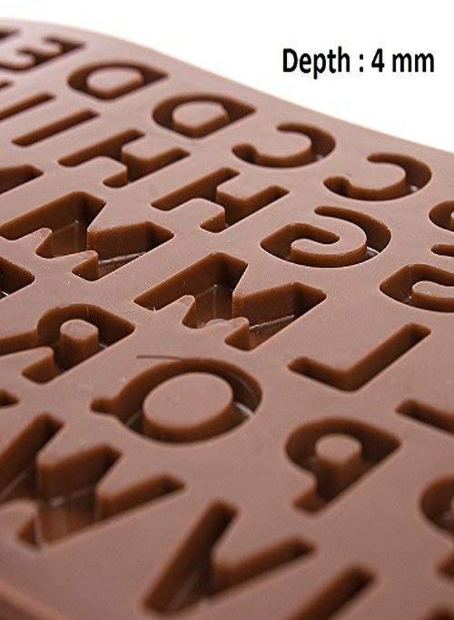 SEVEN HORSE TECH® Silicone Creative Flexible Small Alphabets Hypen Equal Sign Full Stops 52 Cavity Ice Cube Mold (Single Tray, Random Color) - Image 5