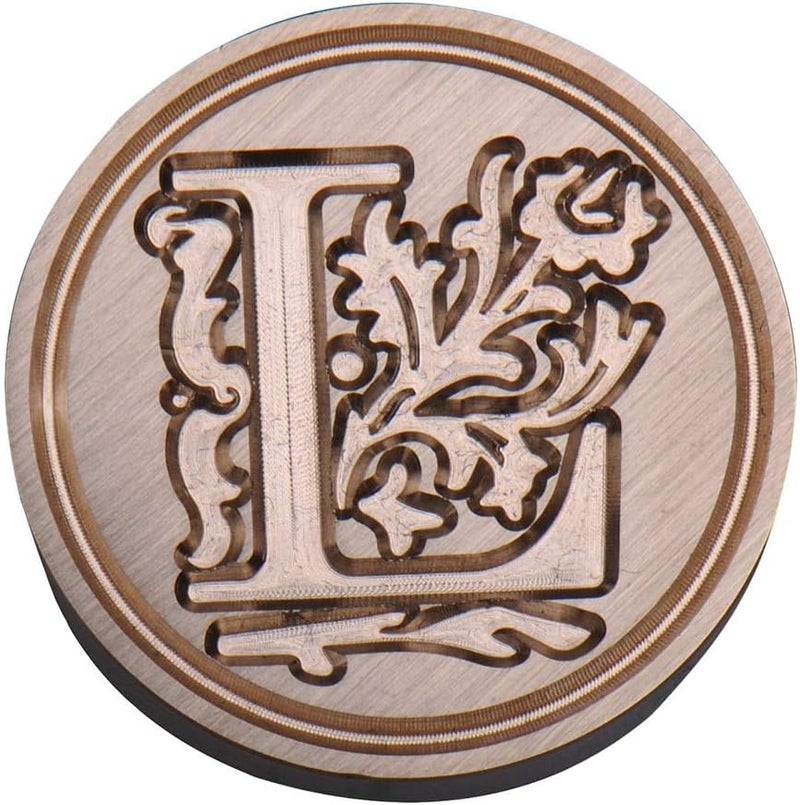 YPSelected Wax Seal Stamp Kit Classic A-Z 26 Alphabet Initial Letters Sealing Wax Stamp for Envelope (Letter L) - Image 2