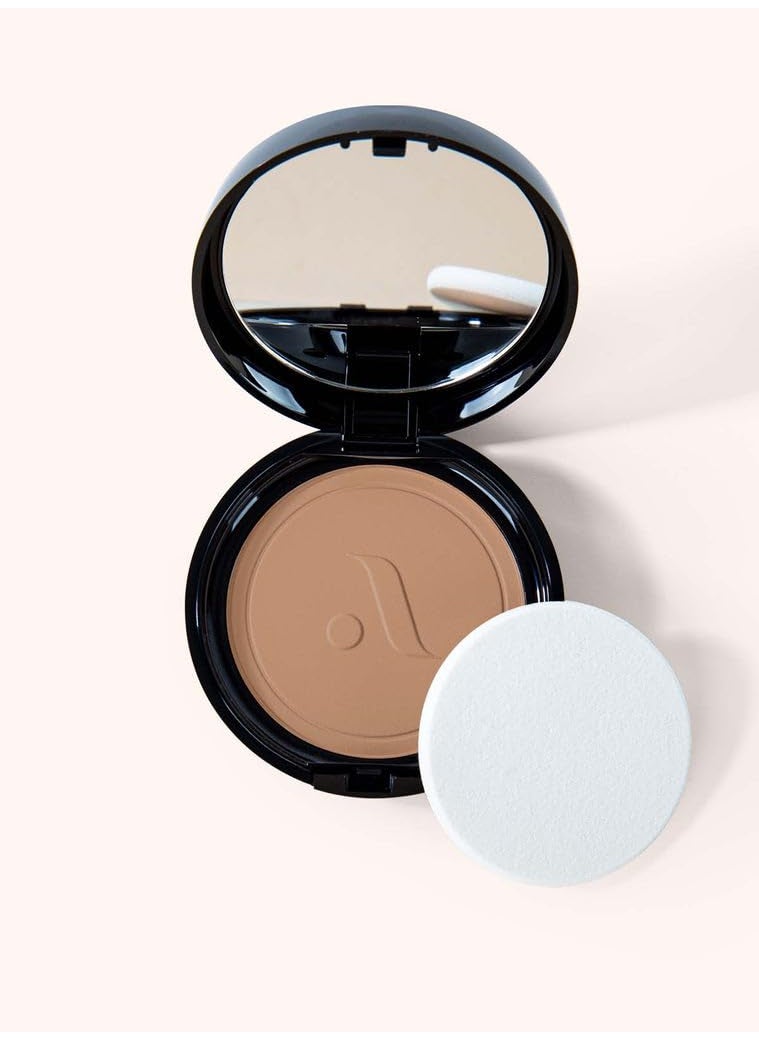 Absolute New York Absolute New York Neutral Almond Lockedin Powder Foundation Women Makeup Cosmetic Accessories LongLasting Formula Ideal for All Skin Types 